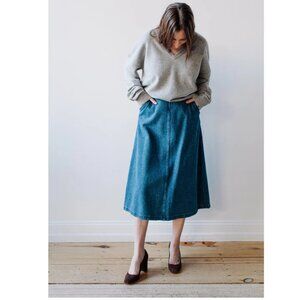 Rachel Comey Dannet Skirt in Indigo
